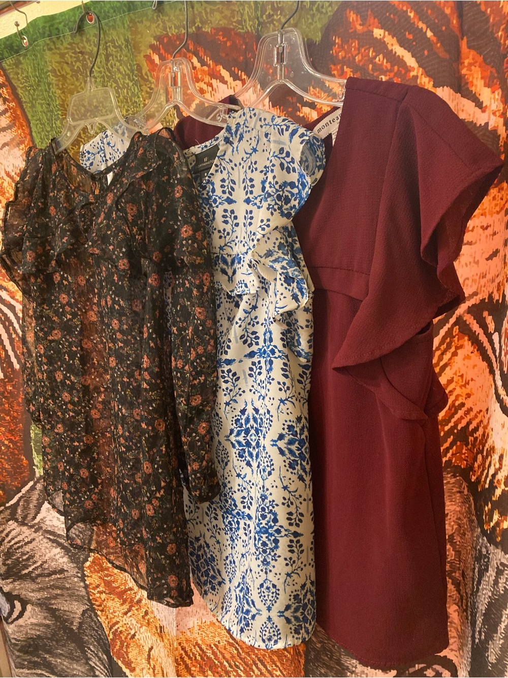 THREE size small Business Casual Tops